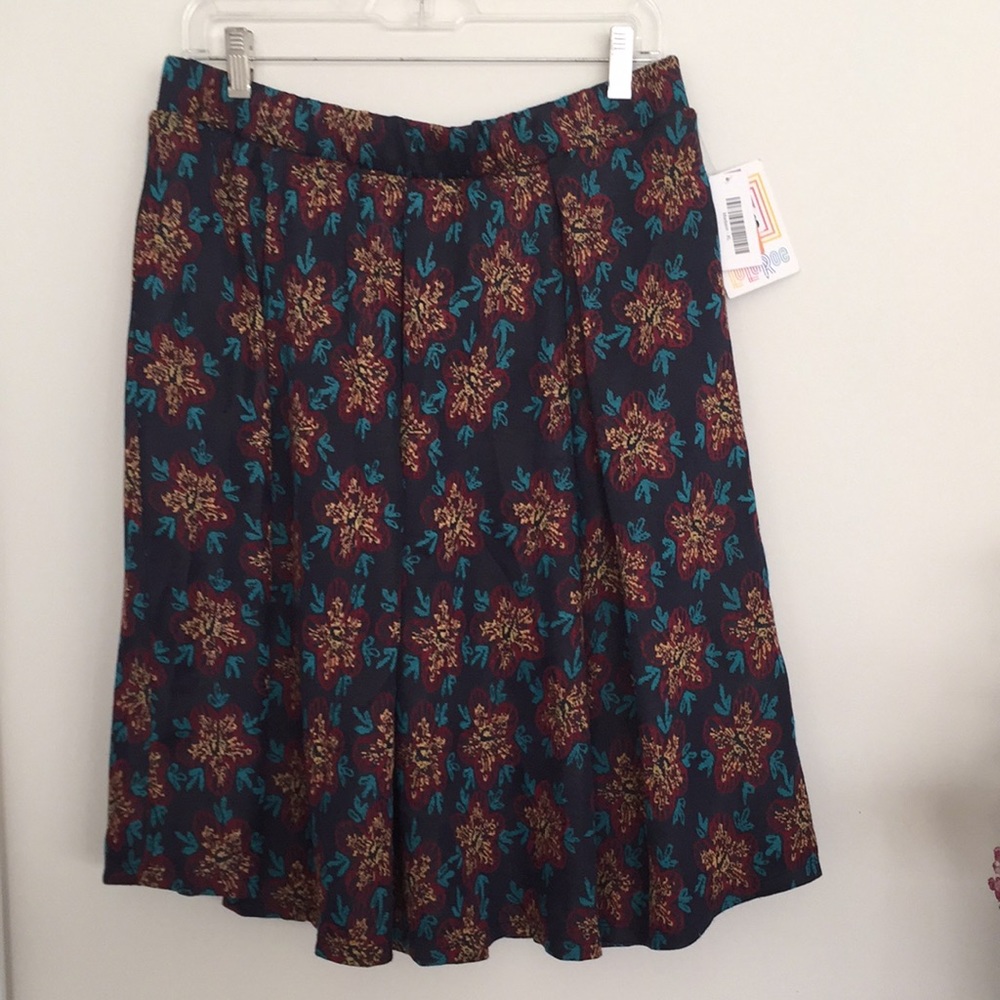 NWT LulaRoe Madison pattern skirt size XL - Picture 2 of 8